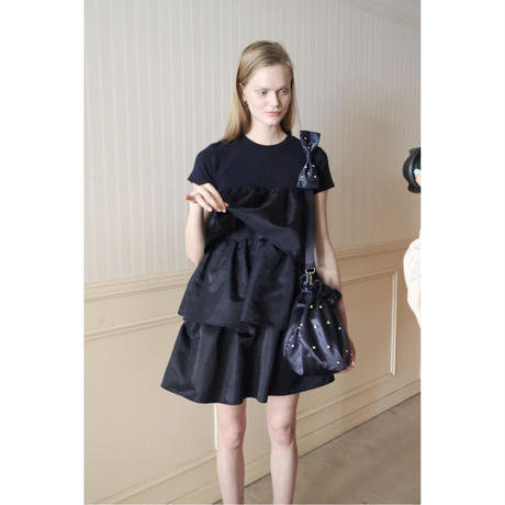 é tee frill onepiece navy