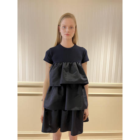 é tee frill onepiece navy