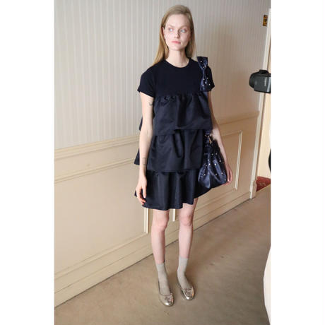 é tee frill onepiece navy
