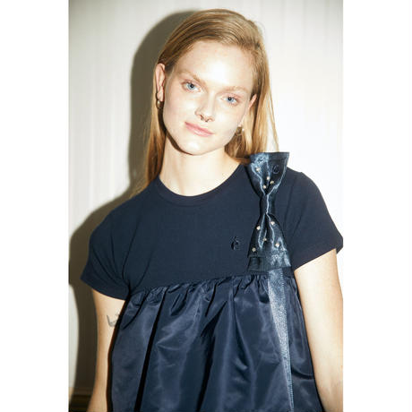 é tee frill onepiece navy