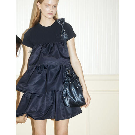 é tee frill onepiece navy